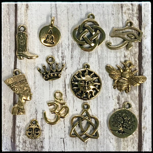 Metal Charms - Gold Finish