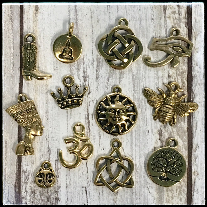 Metal Charms - Gold Finish