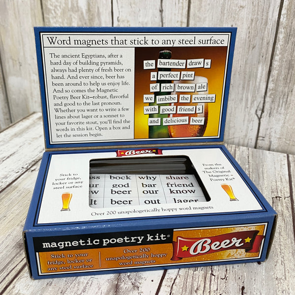 Beer Liquid Poet - Magnetic Poetry Kit - Made in the USA