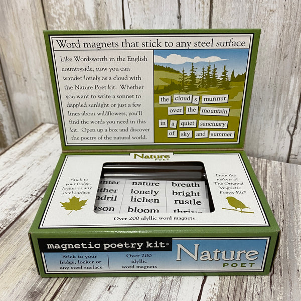 The Nature Poet - Magnetic Poetry Kit - Made in the USA
