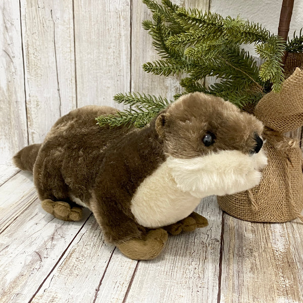 Wild Onez River Otter - 9 inch Plushy Stuffed Animal - Recycled Materials - The Petting Zoo