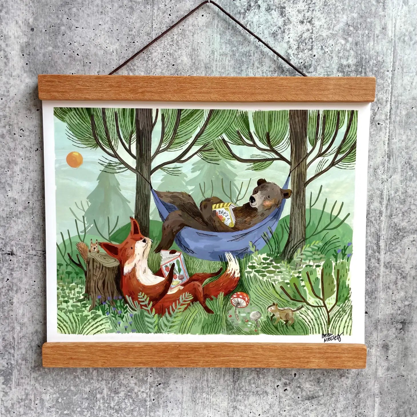 Lazy Days - 8x10 Art Print - Created by Little Pine Artistry Canyon & Cove