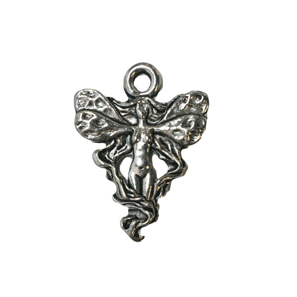 Fairy Princess Charms - Qty of 5 Charms - Lead Free Pewter Silver - American Made