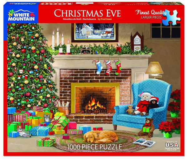 Christmas Eve - 1000 piece Puzzle by White Mountain Puzzles