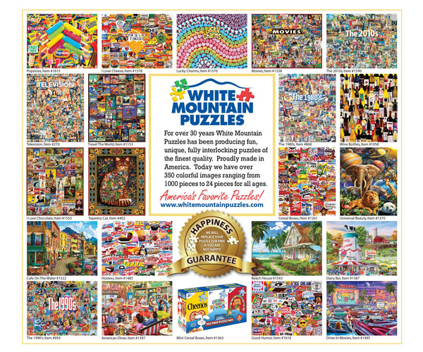 Beer Bottle Caps - 500 piece Puzzle by White Mountain Puzzles