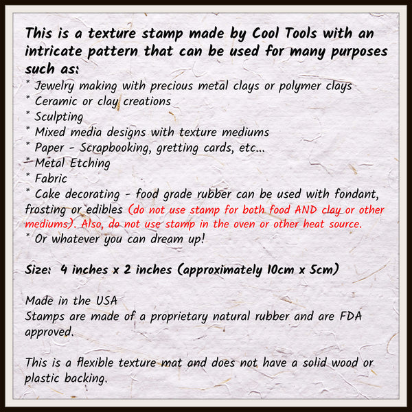 Crazy Cane TTL-176 - Small 4x2 Texture Stamp