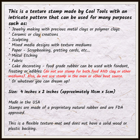 ABCD TTL- - Small 4x2 Texture Stamp