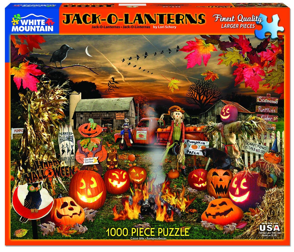 Jack-O-Lantern - 1000 piece Puzzle by White Mountain Puzzles