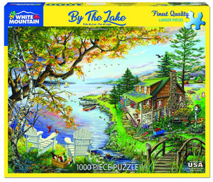 By the Lake - 1000 piece Puzzle by White Mountain Puzzles