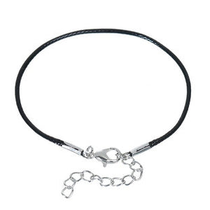 Wax Linen Bracelet 7 Inch with Adjustable chain