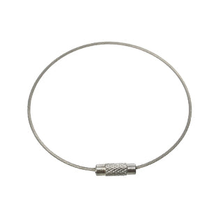 Stainless Steel Wire Cord Bracelet Small 6 Inch