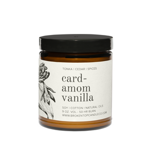 Cardamom Vanilla Soy Candle - Large 9oz - Broken Top Candle Company