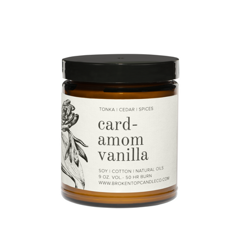 Cardamom Vanilla Soy Candle - Large 9oz - Broken Top Candle Company