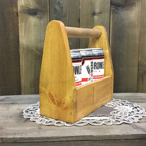 Plain and Simple Crowler Can Carrier - As Shown Holds Three 32oz Crowler Cans - Other Sizes Available