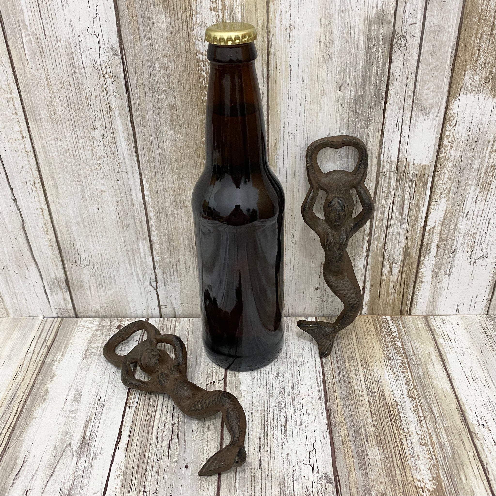 Mermaid Cast Iron Beer Bottle Opener