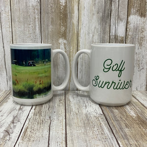 Golf Sunriver Oregon - 15oz Coffee Mug