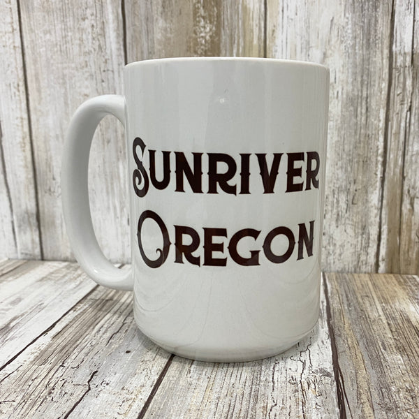 Sunriver Stables Feisty Horse - Sunriver Oregon - 15oz Coffee Mug