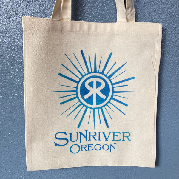 Sunriver Oregon Old School Logo - Canvas Tote Bag