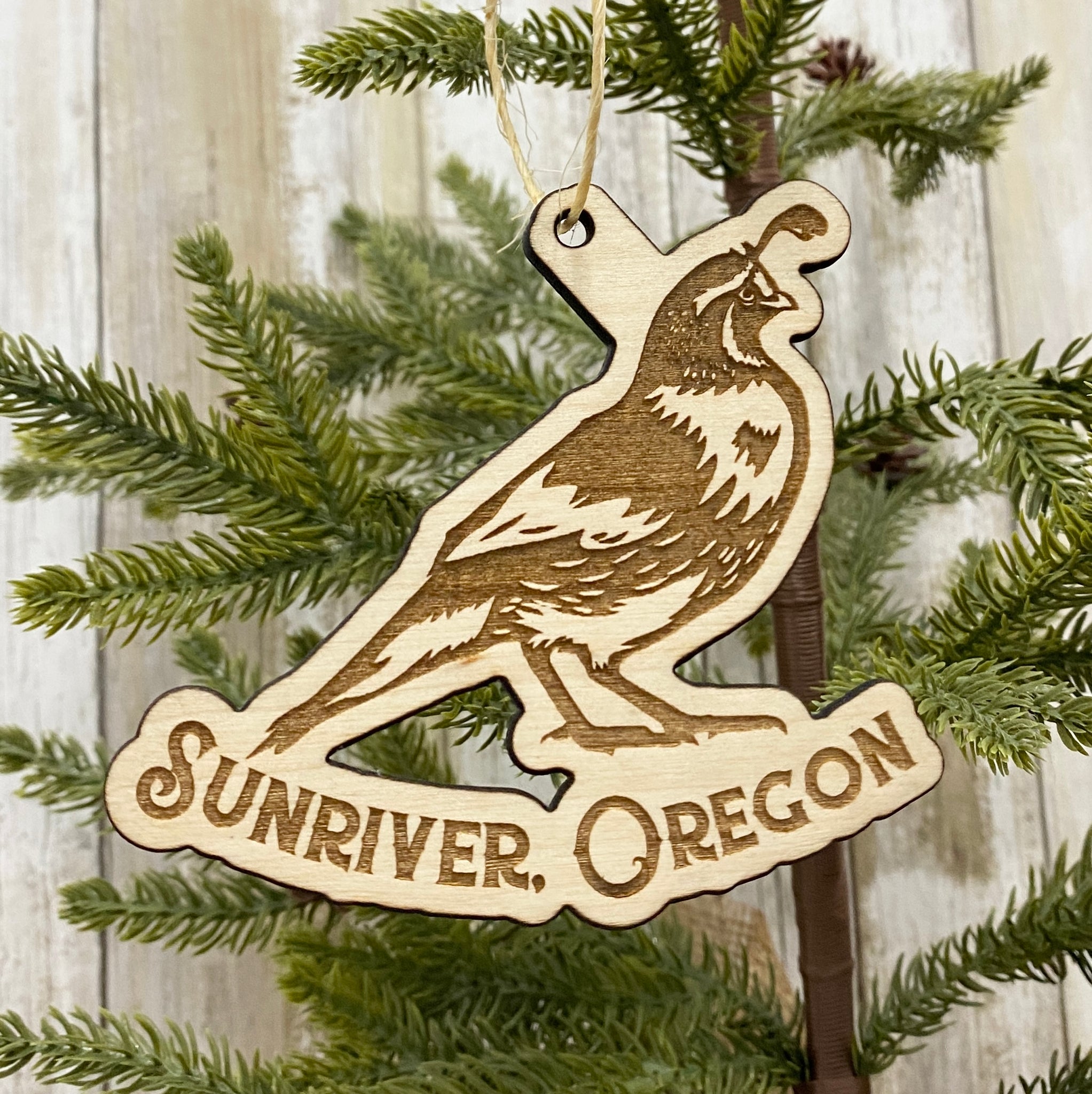 Quail Bird - Christmas Tree Ornaments