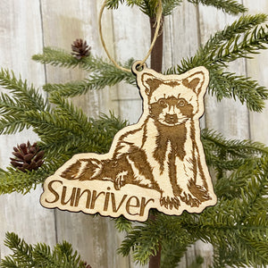 Raccoon - Christmas Tree Ornaments