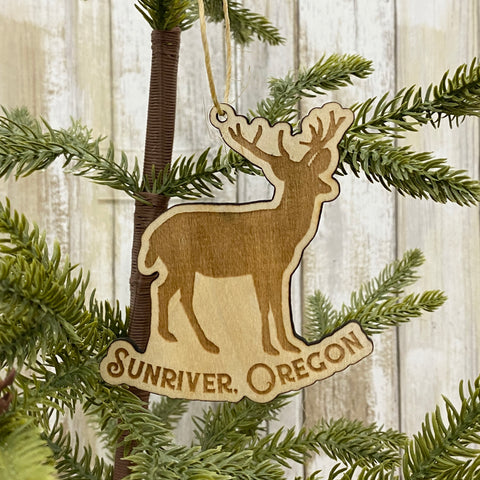 Sunriver Buck Deer - Christmas Tree Ornaments