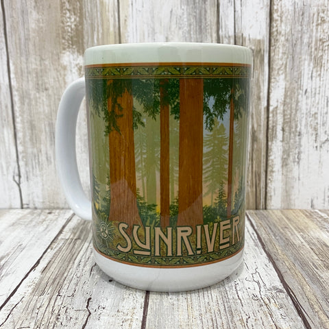 Craftsman Tree Design Sunriver Oregon - 15oz Coffee Mug