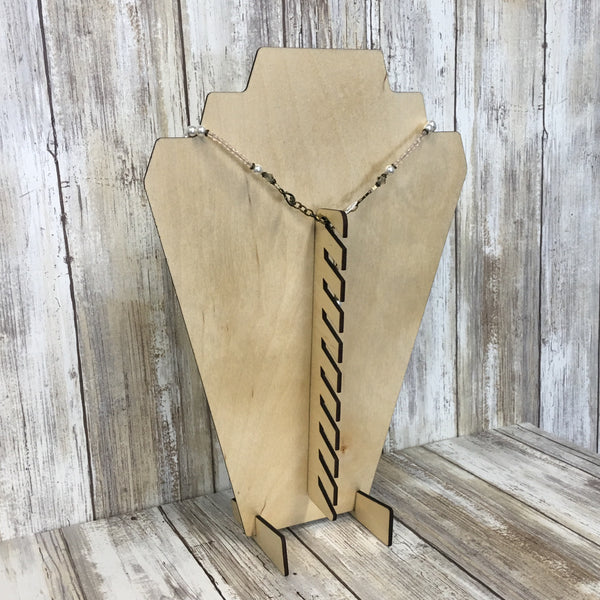 Customized Necklace Display Bust - Add Your Name, Graphic or Logo to Brand Your Jewelry
