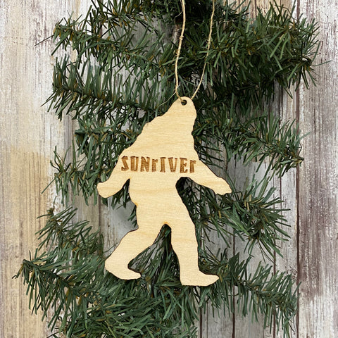 Sunriver Big Foot Sasquatch - Christmas Tree Ornaments