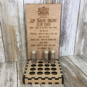 Custom Handcrafted Lip Balm Display Box - Cut to your specifications - Birch Plywood