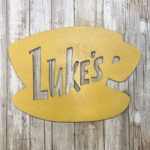Gilmore Girls Luke's Diner Sign - Laser Cut Pine Wood