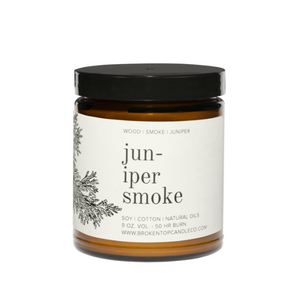 Juniper Smoke Soy Candle - Large 9oz - Broken Top Candle Company
