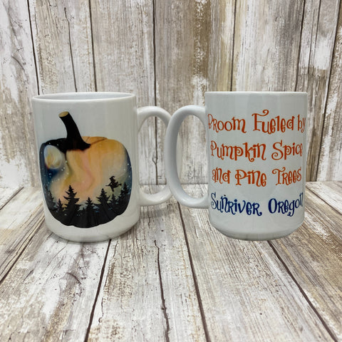 Halloween Witch Pumpkin Sppice - Sunriver Oregon - 15oz Coffee Mug