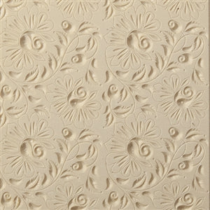 Climbing Roses Embossed TTL-138 - Small 4x2 Texture Stamp