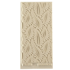 Crown Fern Embossed TTL-236  - Small 4x2 Texture Stamp
