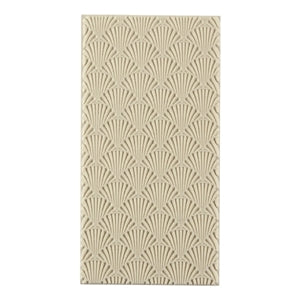 Classic Scallop Debossed TTL-410  - Small 4x2 Texture Stamp