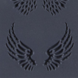 Angel Wings Debossed TTL-721 - Small 4x2 Texture Stamp