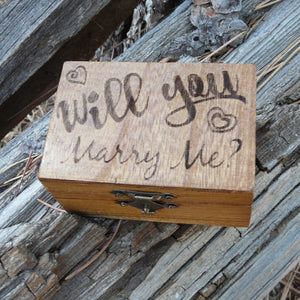 Will You Marry Me? Engagement Ring Promise Box