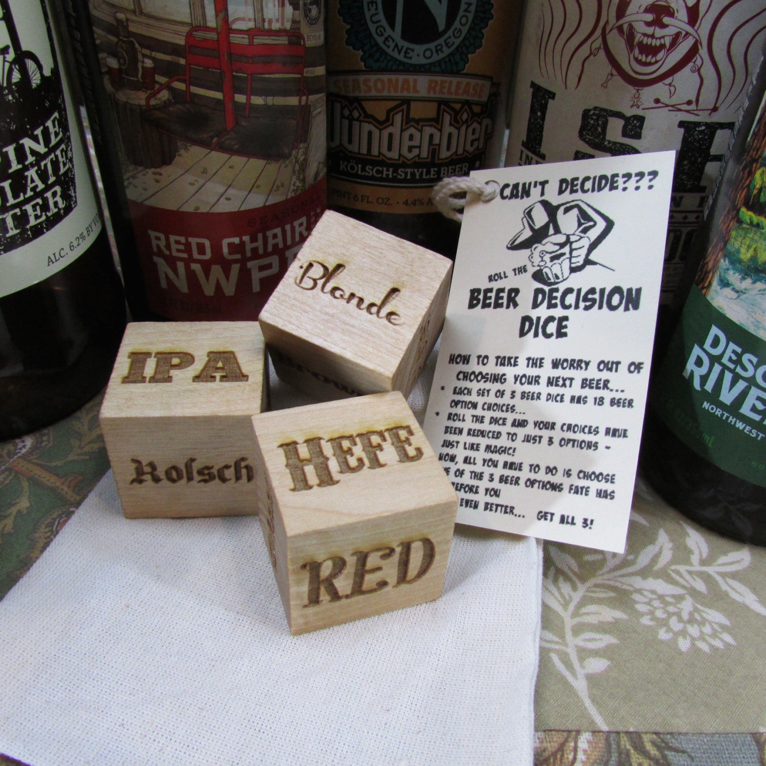 Beer Decision Dice - Craft Brew First World Problem Solver