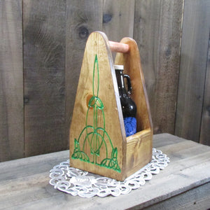 Celtic Knot Irish Beer Carrier - As Shown Holds One 64oz Growler Bottle - Other Sizes Available