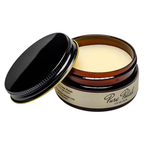 Natural Cream Polish 2oz Jar - Pure Polish Leather Care Products - Made in Bend Oregon